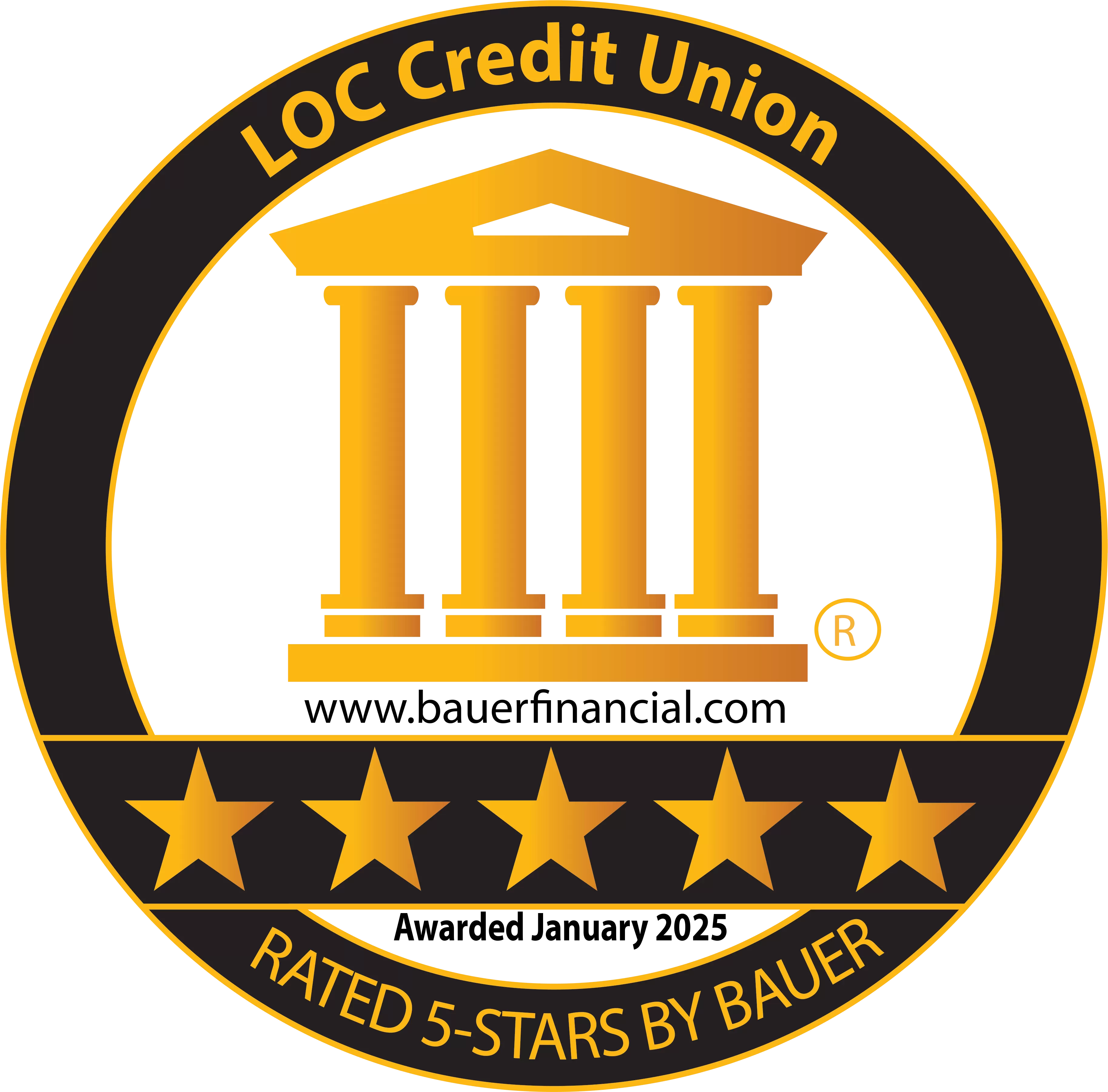 bauerfinancial five-star award for LOC